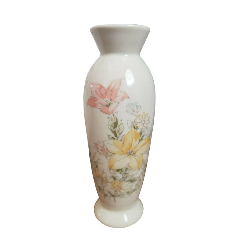 Vintage Takahashi Bud Vase Soft Flower San Francisco, 6.25